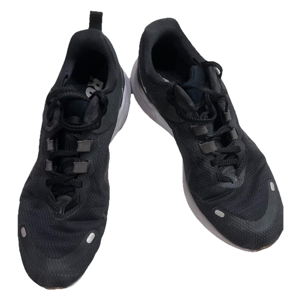 Nike React Escape Run 2 Black White/S-Grey Women's Running Shoes-Size 9.5